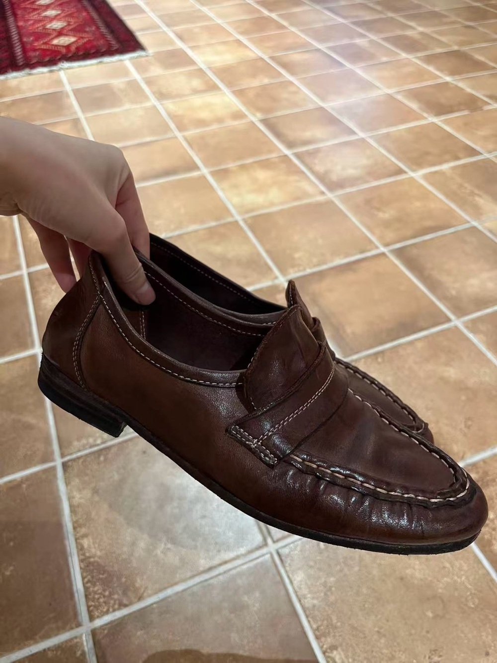 Horsehide Leather Loafers